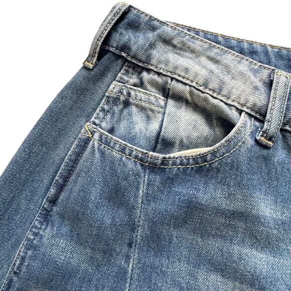 Lov Mor Barrel Jeans Womens size M 8 10 baggy Boho baggy skater hipster retro - Picture 5 of 12